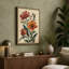 Carnation Bloom Study Botanical - Wrapped Canvas-805218999-805219000