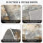 Tapis de cuisine 20 po x 32 po + 20 po x 48 po + 20 po x 59 po Tapis de cuisine à motif abstrait antidérapant 3 pièces