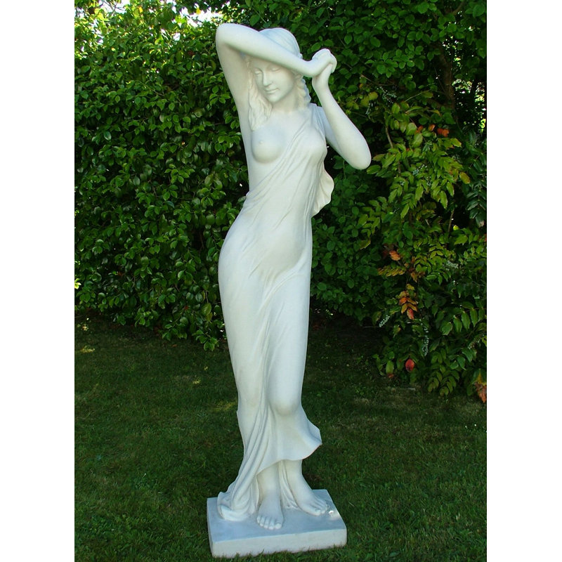 Weather Resistant UV Resistant Plastic Garden Statue, 83cm H x 25cm W x 18cm D