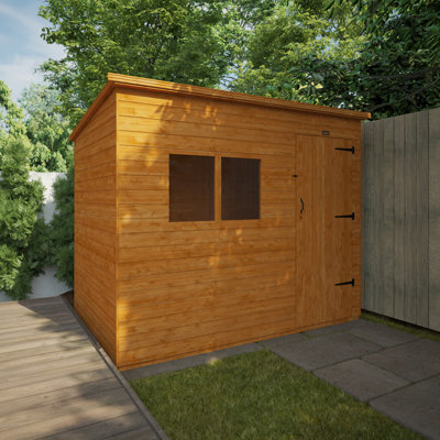9x6w Tiger Shiplap Extra High Pent