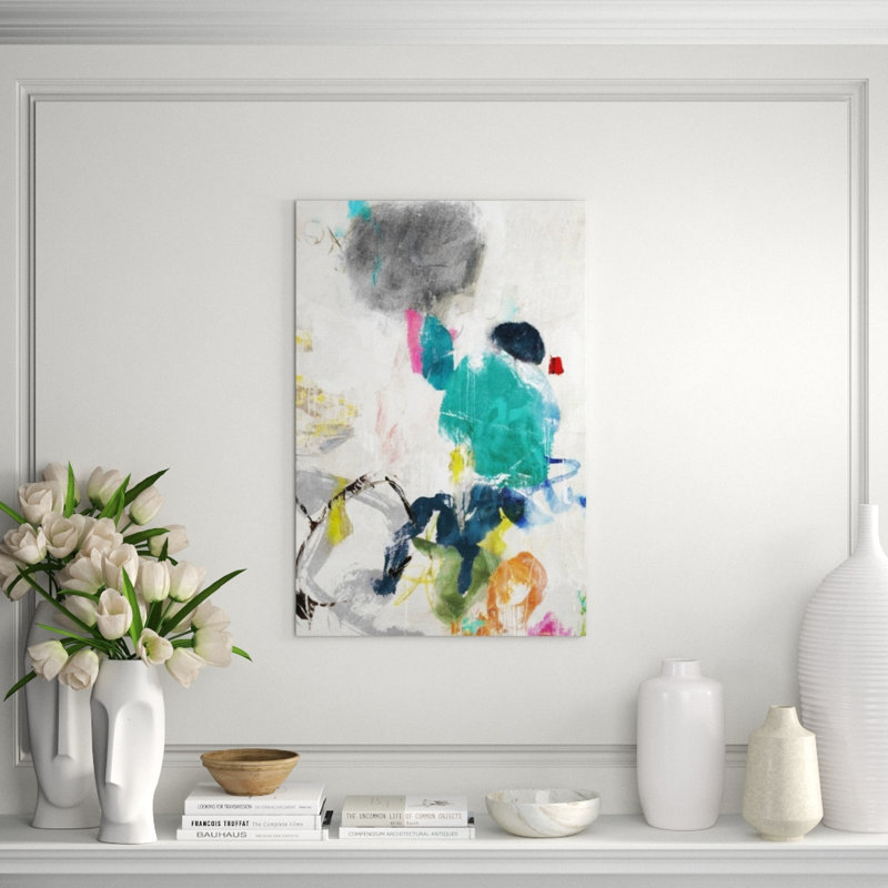 Enchanted II Painting by Emma Brooks, Glass Coat, 54" H x 36" W x 1.5" D