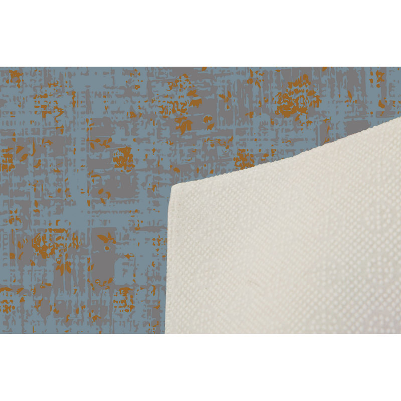 Stylish Woven Carpet (4.6 x 7.2 Feet), 100% Polyester, 0.4 in Pile Height | Antibacterial, Non-Slip Underside, Machine Washable | 3D Digital Print Design | Perfect for Living Room, Bedroom, & Dining Areas