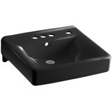 Soho Ceramic 20" Wall Mount Bathroom Sink with Overflow