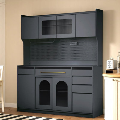 Grande armoire de rangement avec 6 tiroirs et 5 armoires