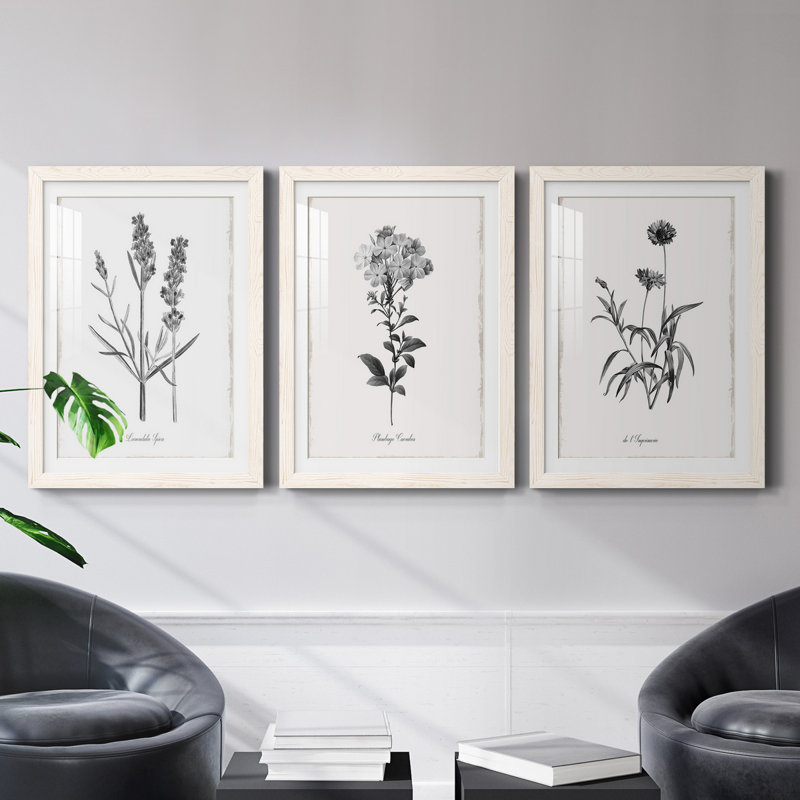 Simply Imperial - Ensemble de 3 cadres photo, Blanc, H 24 po x l 54 po x P 1,5 po