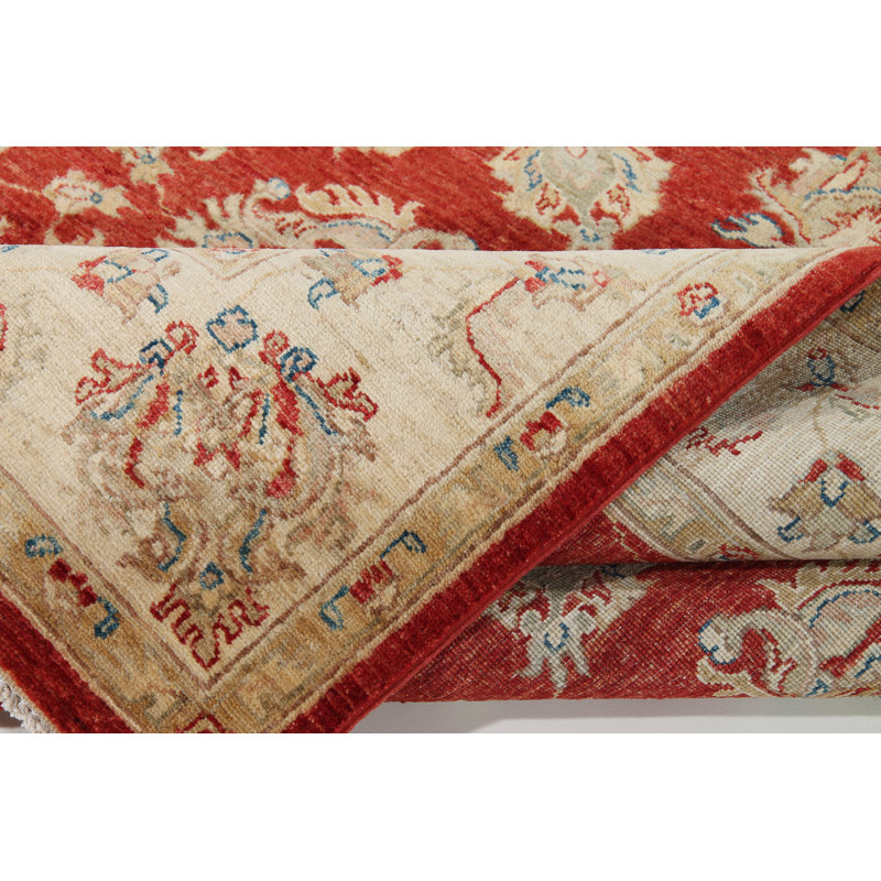 Rectangle 169 cm x 238 cm Oriental Wool Hand Woven Area Rug