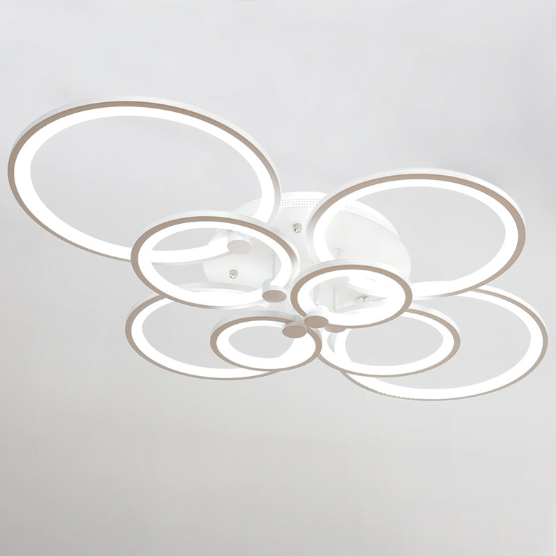 Acrylic LED Semi Flush Mount