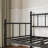 14" Sturdy Metal Day Bed With Steel Slat Support, Twin Sofabed，Black-408506951