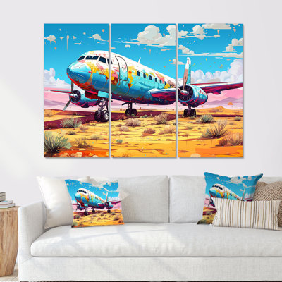 «Blue Sky Nostalgia Floral Mourning», ensemble de reproduction d'art mural