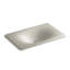 Iron Tones® Metal Rectangular Drop-In Bathroom Sink-1847607861