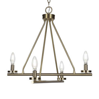 Lustre suspendu 4 lumières Trinity