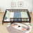 Queen Wooden Floor Bed With Guardrails