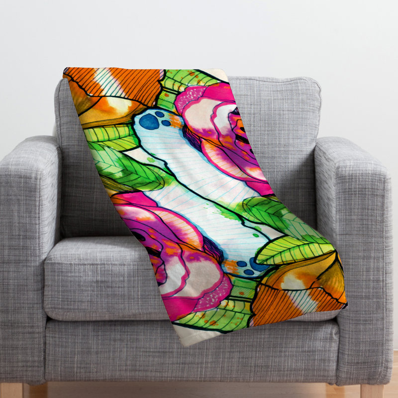 Cayenablanca Throw Blanket, Small