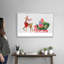Renne fier avec cadeaux-reproduction d’art sur toile-1823754452-1823754455