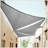 Colourtree Triangle Sun Shade Sail with Installation Hardware Kit-58148943-91533376