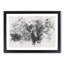 The Majestic Elephant Watercolour - Single Picture Frame Print on MDF-56740178-56740177