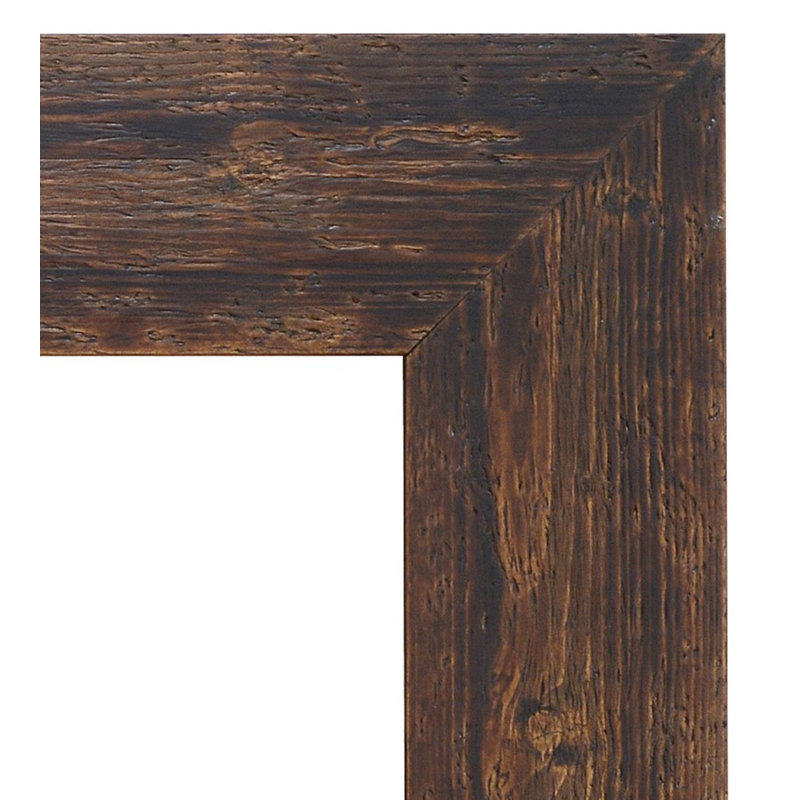 Grant Solid Wood Flat Wall Mirror, Wenge, 185cm H X 85cm W