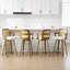Tabouret de bar et tabouret de bar 26,77 po avec accoudoirs-684739664-684739671