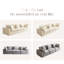 Canapé modulaire compressé à 3 places, canapé-lit gris, éponge haute densité 33D, design compact, tissu de qualité, quadruple emballage modulaire gris, minimaliste moderne pour le salon, peu encombrant-40105965-40105962-40105961