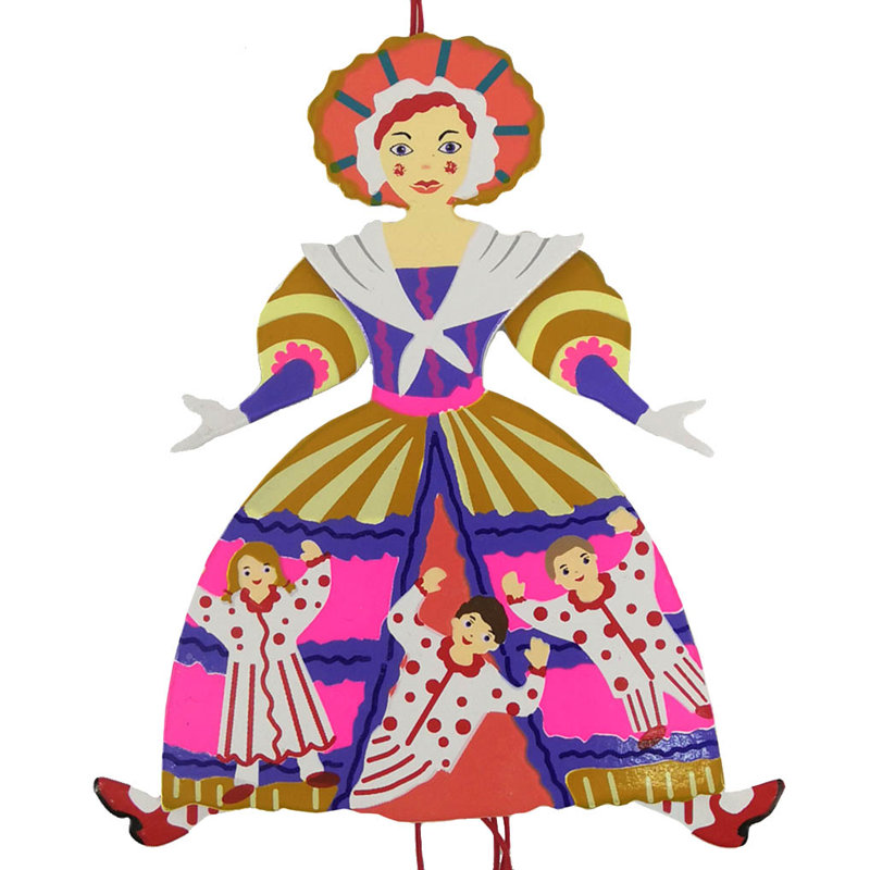 Figurine décorative suspendue mère et gingembre