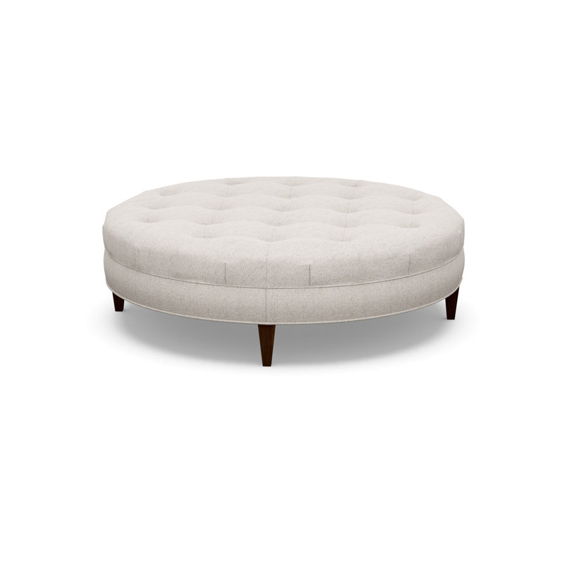 Round Ottoman, Walnut, 9907-99