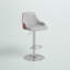 Chaise de bar pivotante en similicuir et fer Aurick-7106604-7106601-104175488
