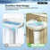 18 In. Round Ceramic Pedestal Combo Bathroom Sink In White With Overflow Drain