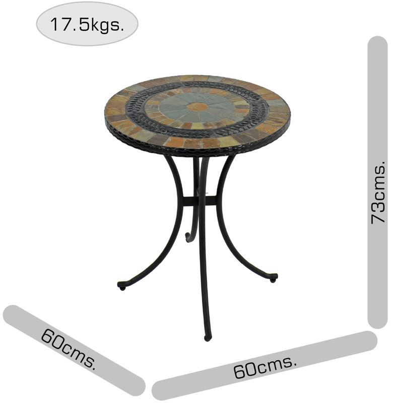 Villena 2 Seater Bistro Set with Cushions