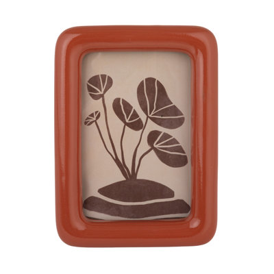 Resin Photo Frame Distressed Artisan Accent