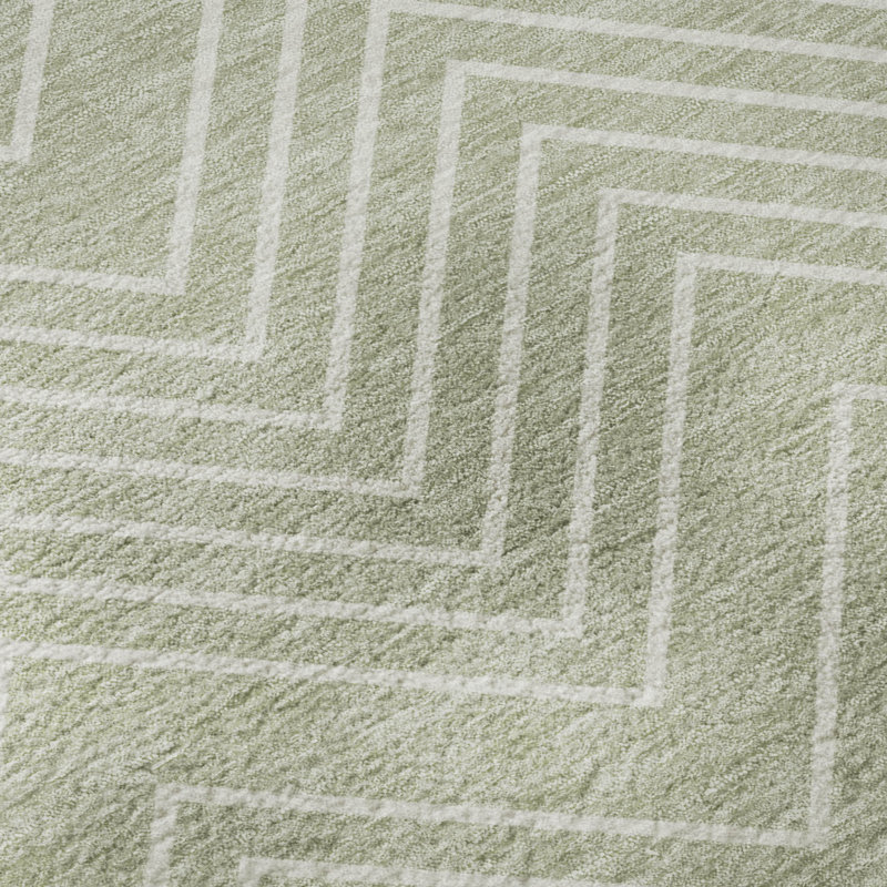 Tapis de qualité supérieure lavable à la machine Mayfield AMF2390, Céleri, 8 pi x 10 pi