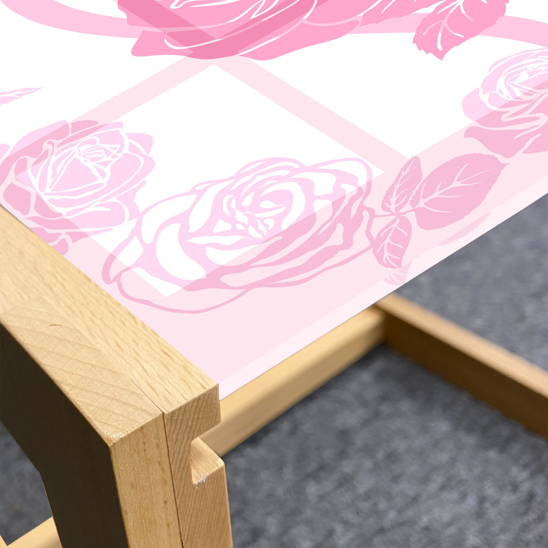 Couchtisch, Rosen im Herzen, Vintage Valentine, Rosa Baby Pink