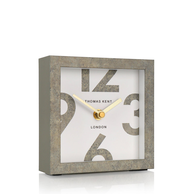 Nordic Mantel Clock 5in, Green
