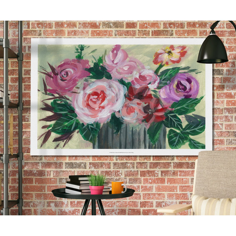 " Fleur De Matin II ", 24" H x 36" W x 1.5" D, Wrapped Canvas