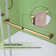 60" W x 60"  H Tub Door Bathtub Shower Door with Upgraded Crashproof System
