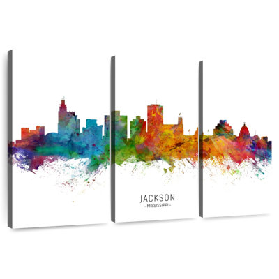 Jackson Mississippi Skyline I