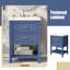 Meuble-lavabo 24 po avec lavabo supérieur, meuble-lavabo moderne avec 2 tiroirs et meuble-lavabo simple-114210681