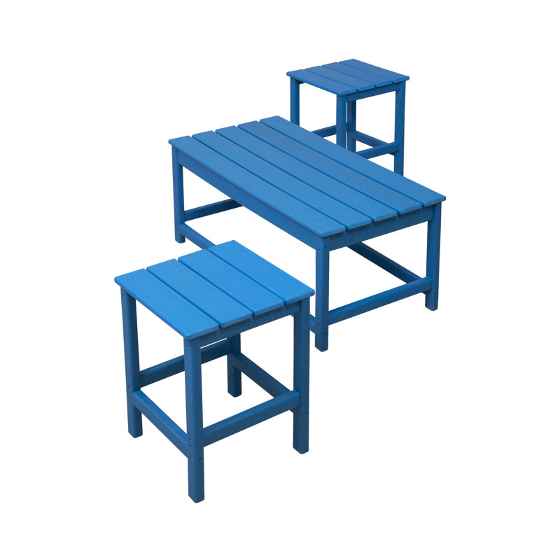 Table d'appoint et table basse Alger, Bleu pacifique