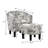Anges Upholstered Barrel Chair with Ottoman-1942375879