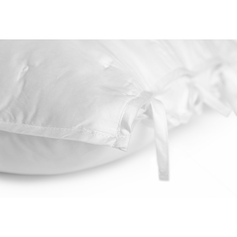 Grace 100% Cotton Sateen Quilted Coverlet, White, King Quilted Coverlet