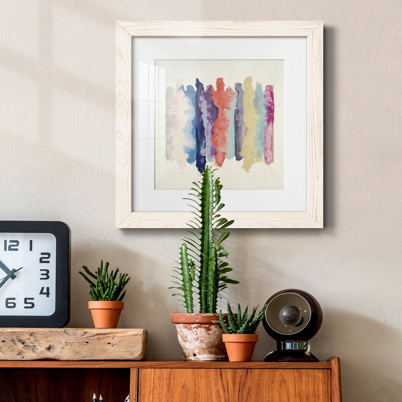 «Flowing Energy I» - peinture encadrée, H 17 po x l 17 po x P 1,5 po, Papier blanc