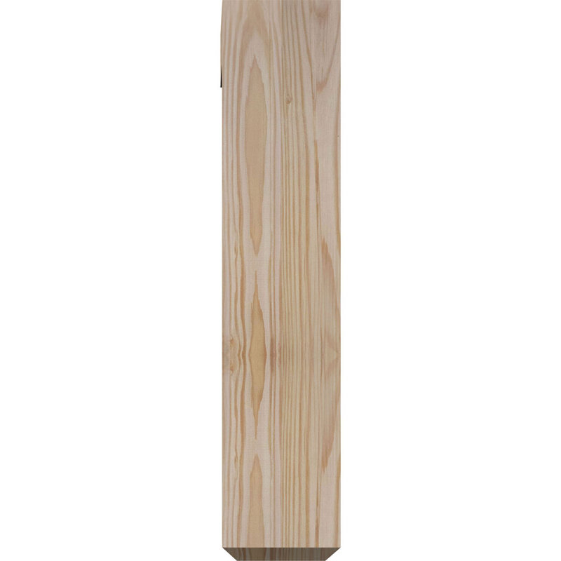 Support à fer triple 4 po Legacy, H 16 po x P 14 po, Sapin de Douglas de l 3 1/2 po x T 2 po (lisse)