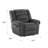Gray Gliding Recliner Chair