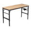 Établi à hauteur réglable, poste de travail robuste en bois d'hévéa de 60 po avec prises de courant, table de travail en bois franc d'une capacité de charge de 2000 lb pour atelier, garage, bureau, maison, commercial