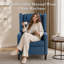 Fauteuil inclinable 27 po de largeur moderne et rembourré-59335550