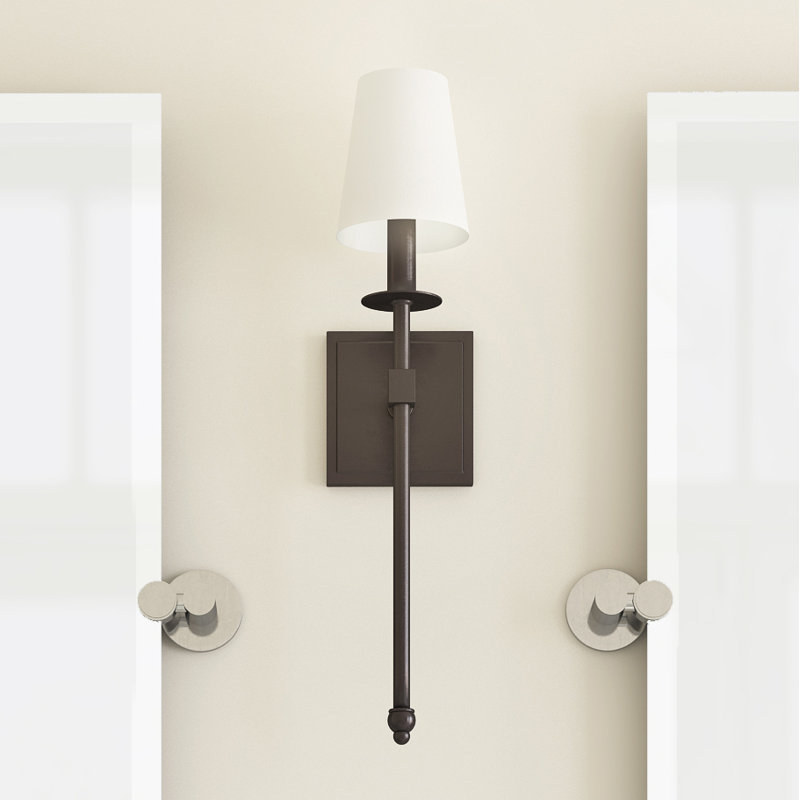 Aayush 1-Light Dimmable Wallchiere in Classic Bronze, Classic Bronze