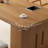 Brown Rectangular Solid Wood desk-1558978233