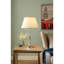 Lampe de table Terry avec tube en verre infusé de bulles, métal chromé 27 pouces