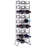Sequim Floor Wine Bottle Rack in Black