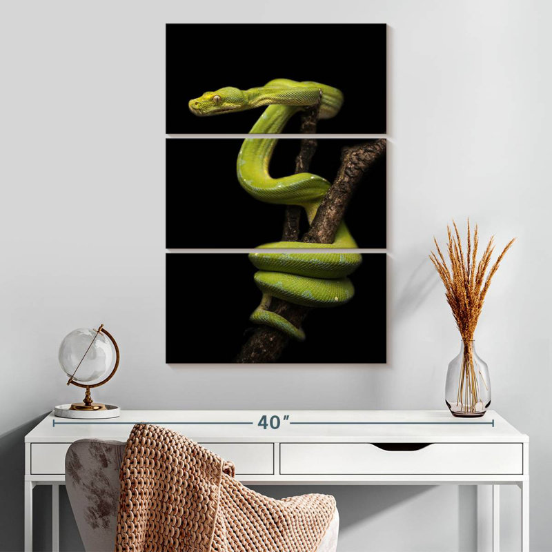 Brampt Python Wrapped Around A Branch, 32" H x 20" W