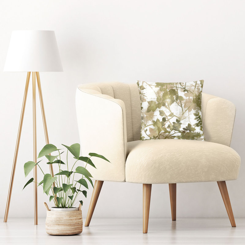 Tranquil Throw Pillow, Green
